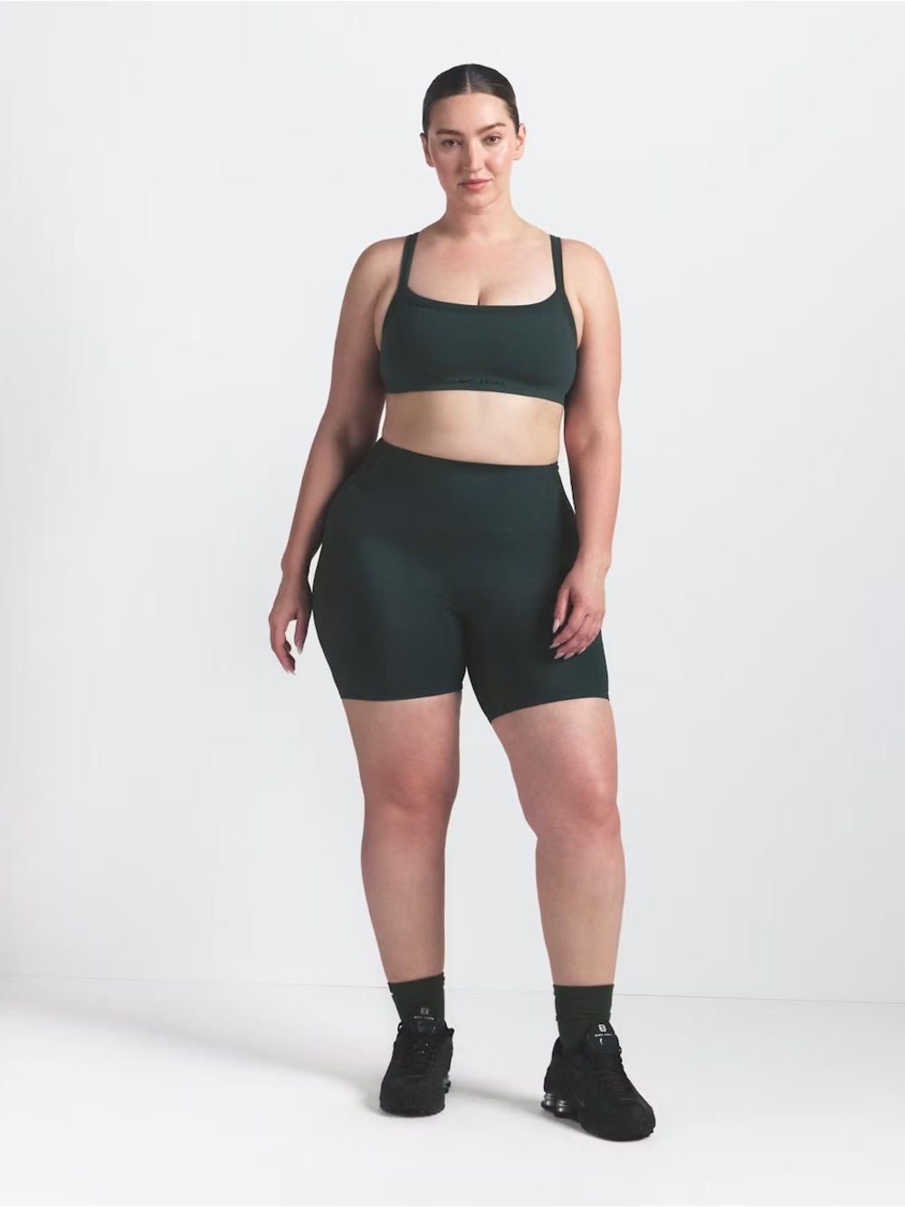 NWT SKIMS CAMI BRA $38 •dark Teal •XS
